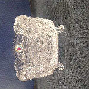 Hofbauer Byrdes Collection Lead crystal candy dish/bowl